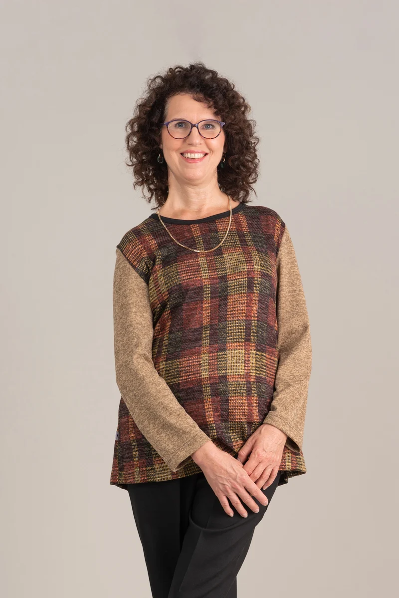 1UT367-1U608-Adaptive Basic Top With Round Neck