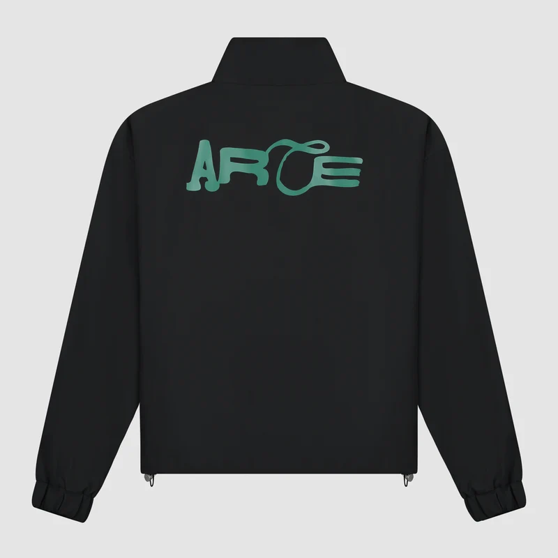 Veste à logo vert - Noir