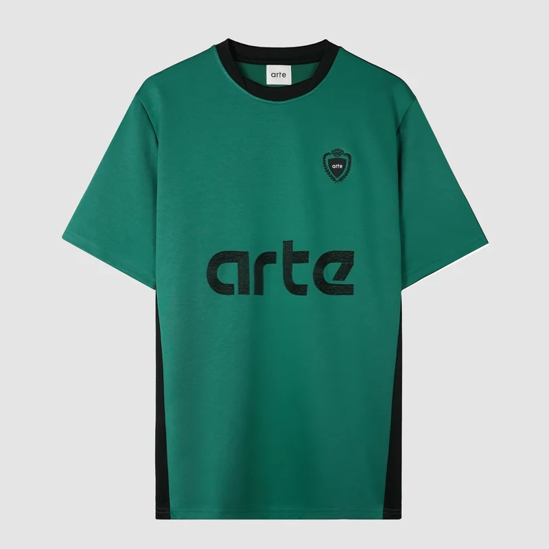 T-shirt Footbal - Vert/Noir