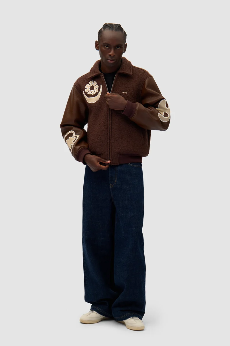 Veste universitaire - Marron/Marron