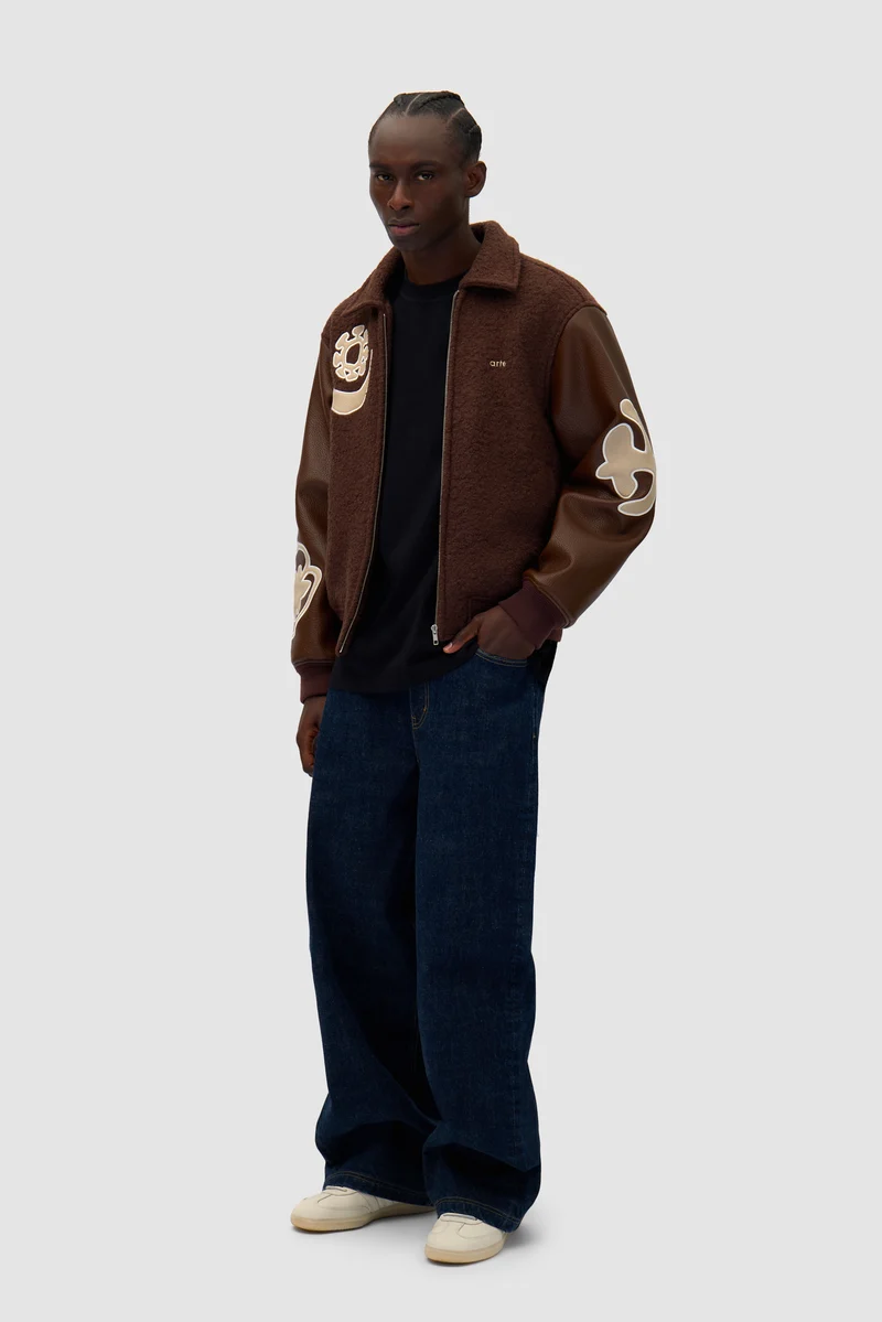 Veste universitaire - Marron/Marron