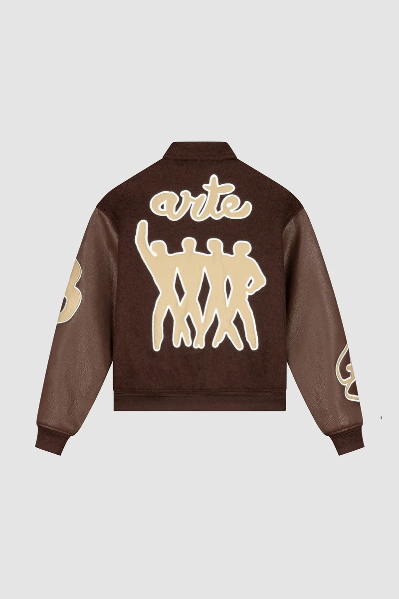 Veste universitaire - Marron/Marron