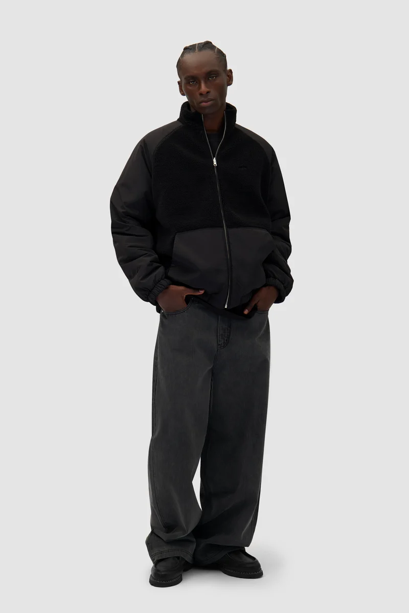 Veste polaire réversible - Noir
