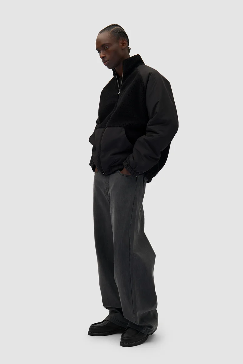 Veste polaire réversible - Noir