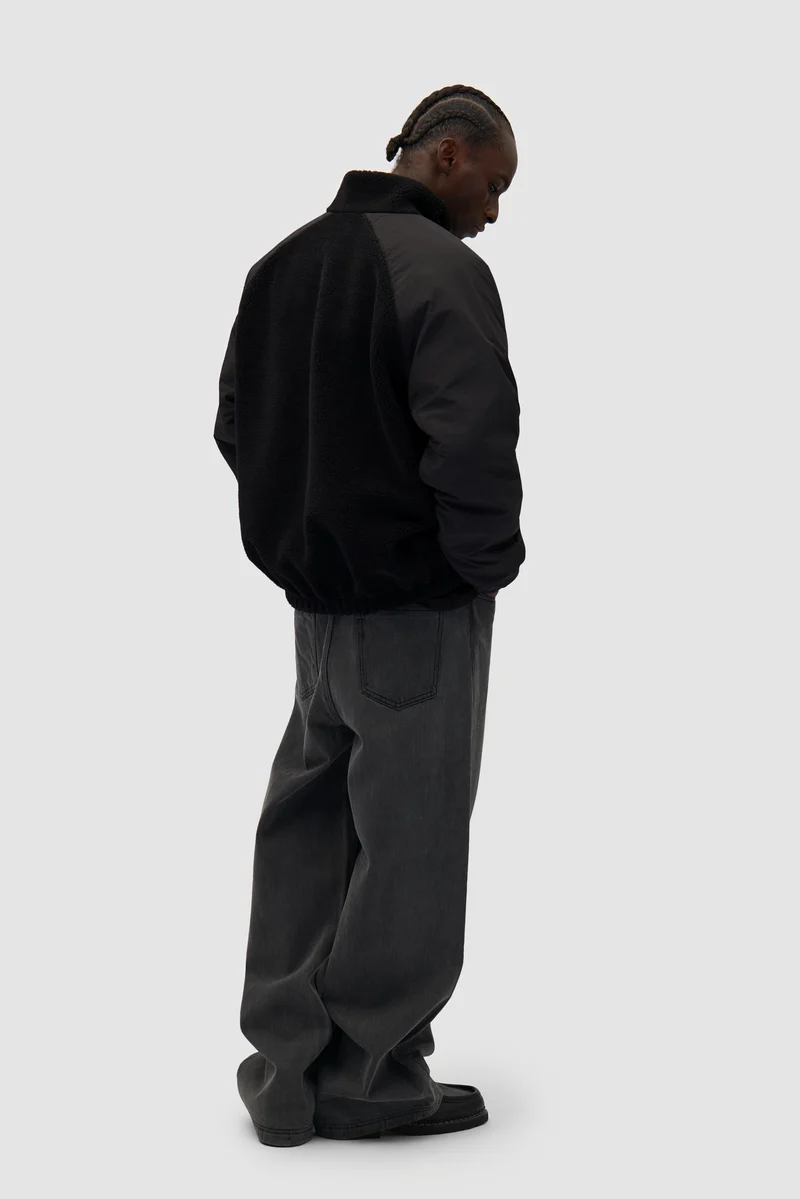 Veste polaire réversible - Noir