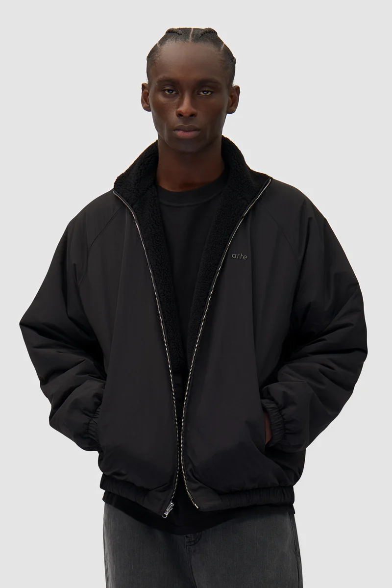 Veste polaire réversible - Noir