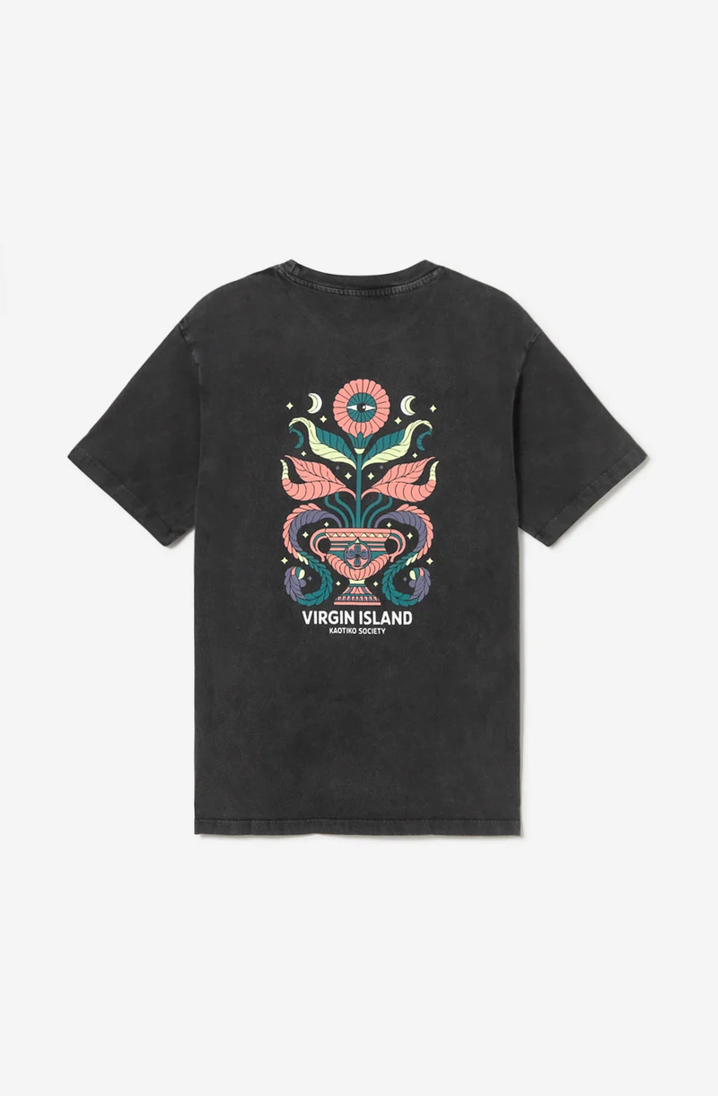 T-shirt Virgin Island Black