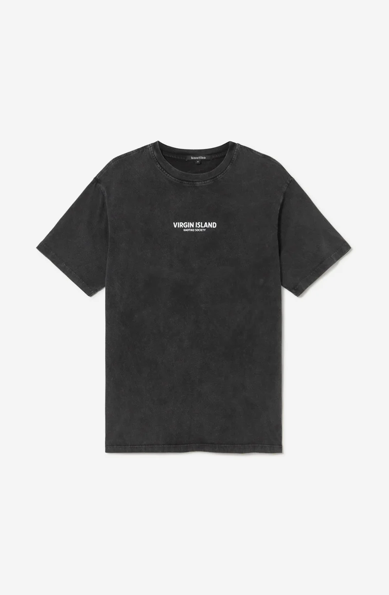 T-shirt Virgin Island Black