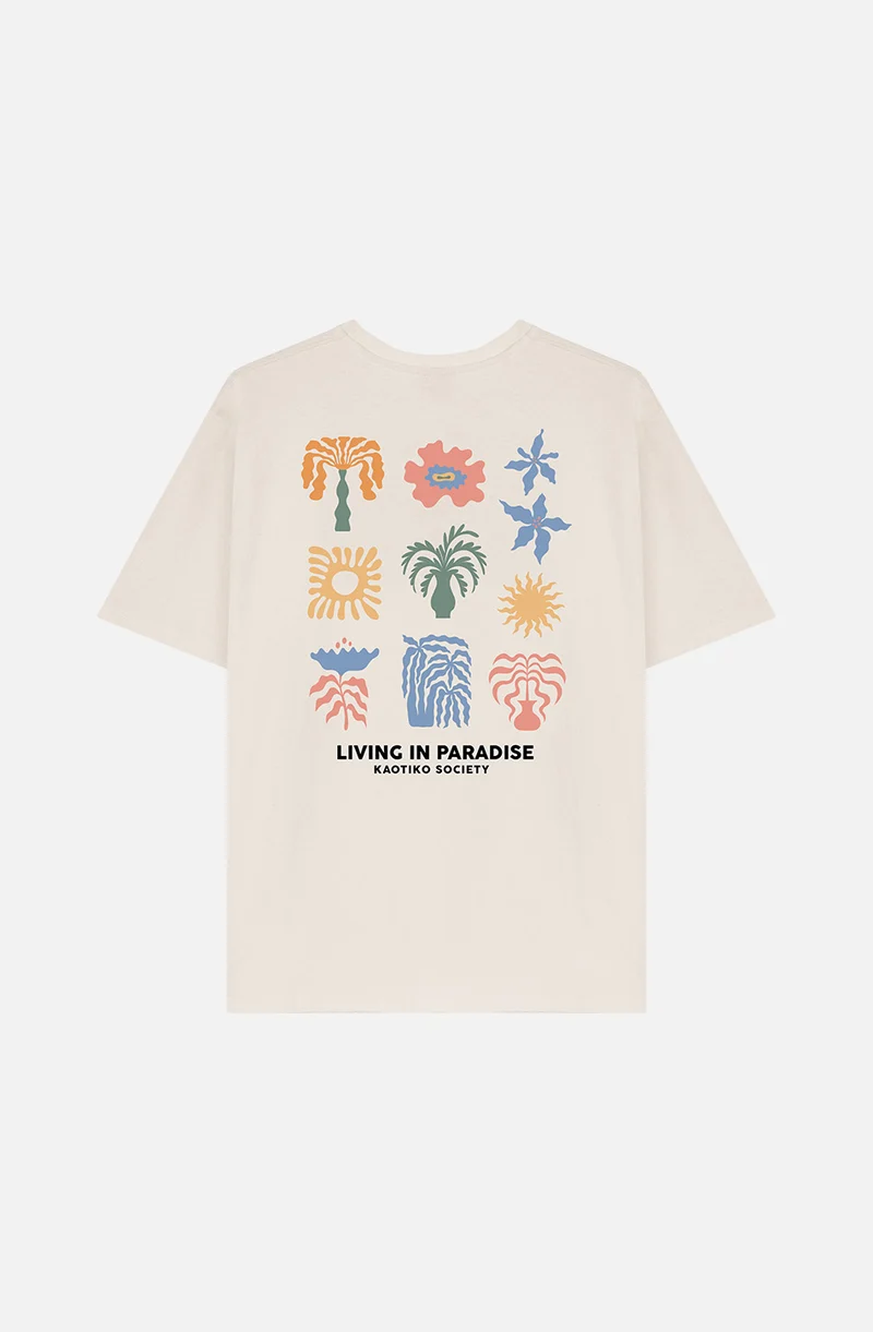 T-shirt Paradise Organic Cotton Ivory