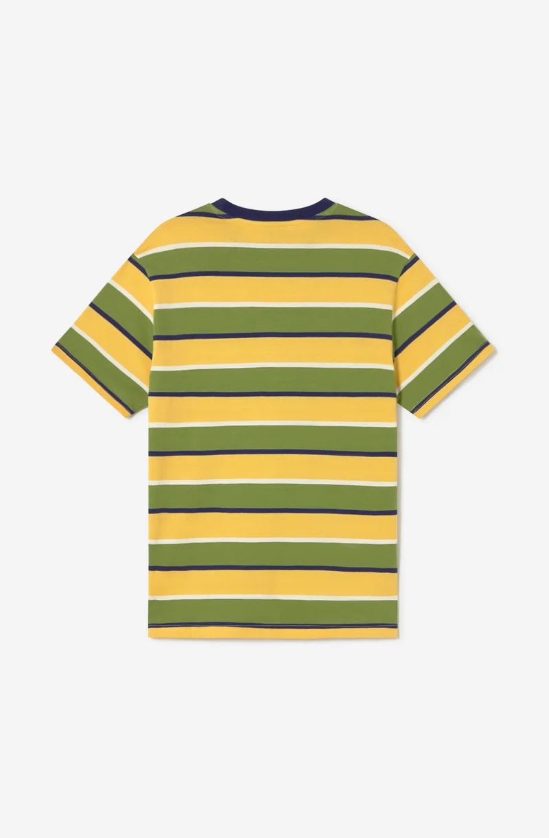 T-shirt Stripes Island Yellow/Green