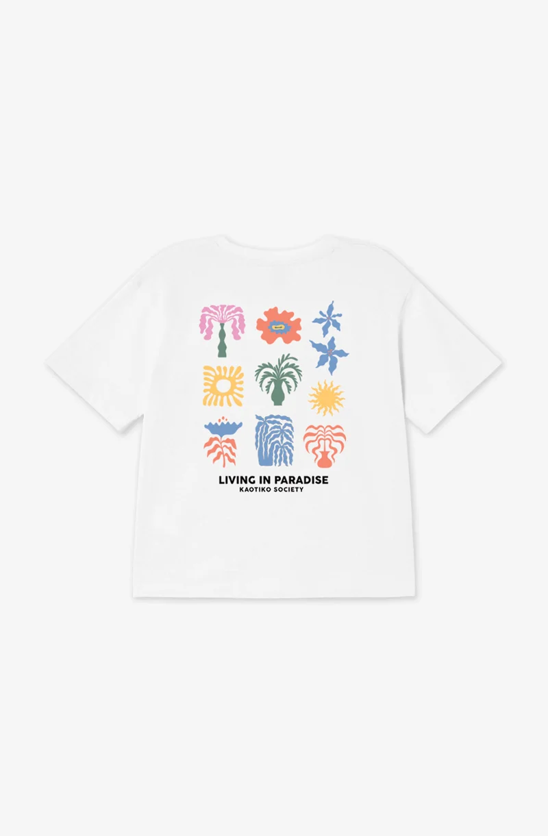 T-shirt Paradise Organic Cotton White