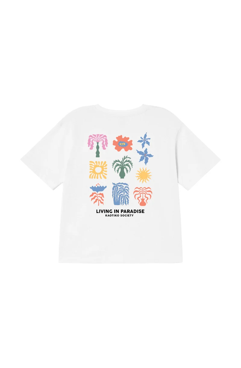 T-shirt Paradise Organic Cotton White