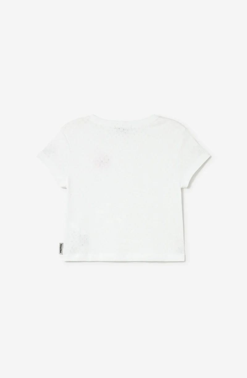 T-shirt Peony White