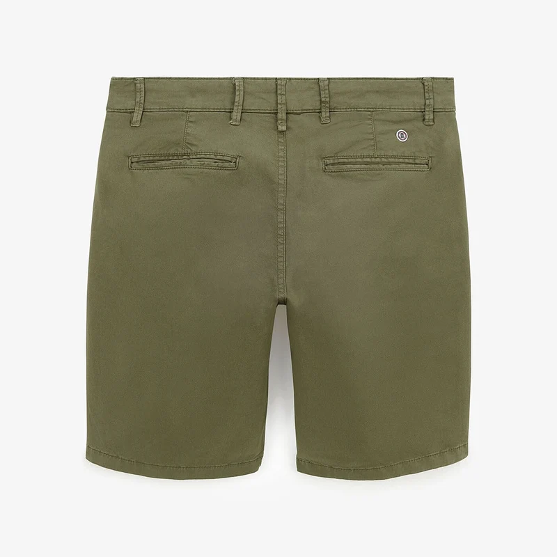 Bermuda comfort fit vert militaire