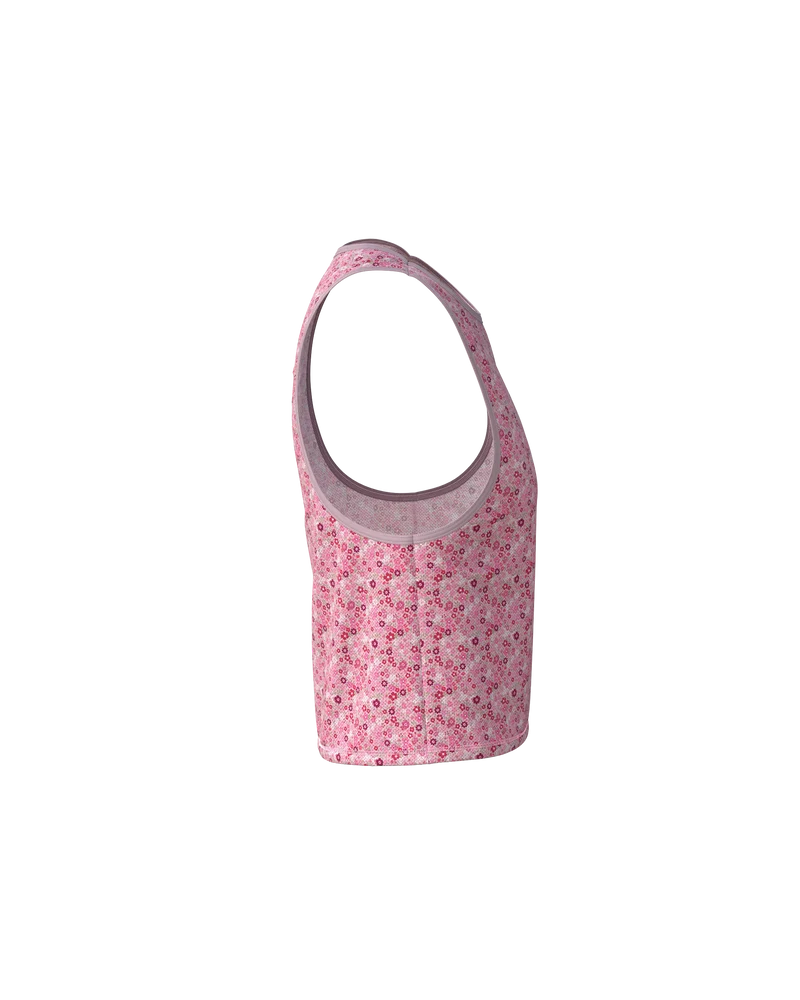 MAVRIK CROP TOP FLORAL MELLOW ROSE