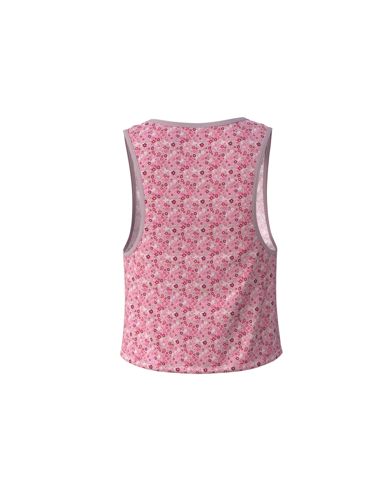 MAVRIK CROP TOP FLORAL MELLOW ROSE