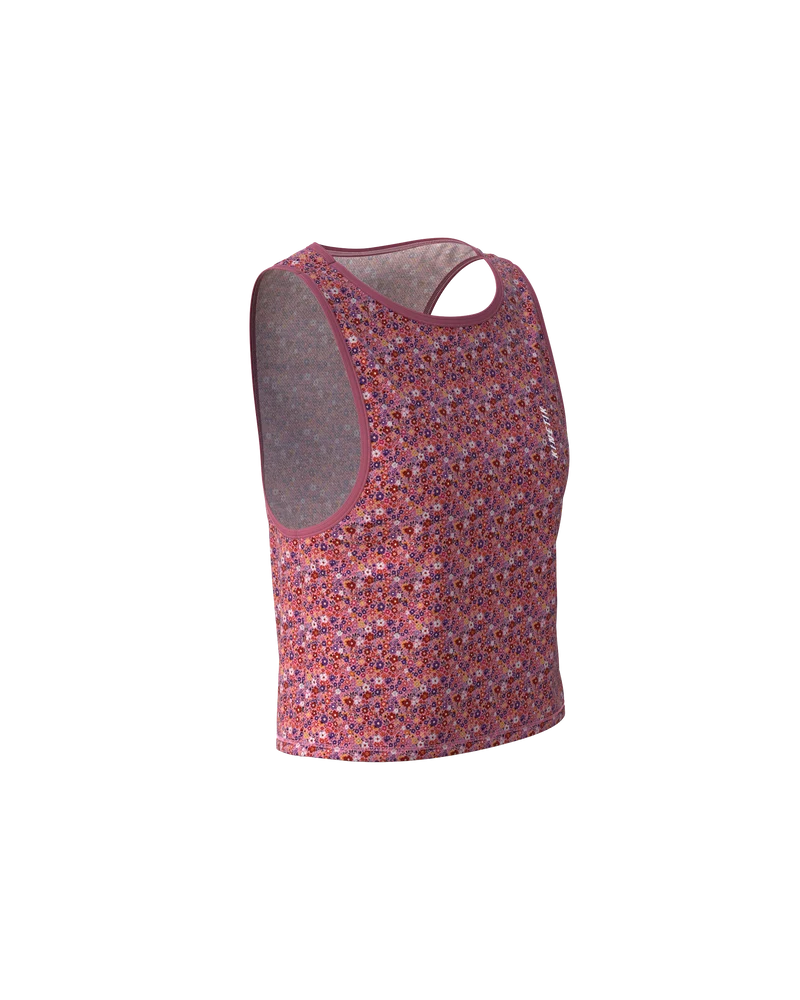 MAVRIK CROP TOP FLORAL CHERRY