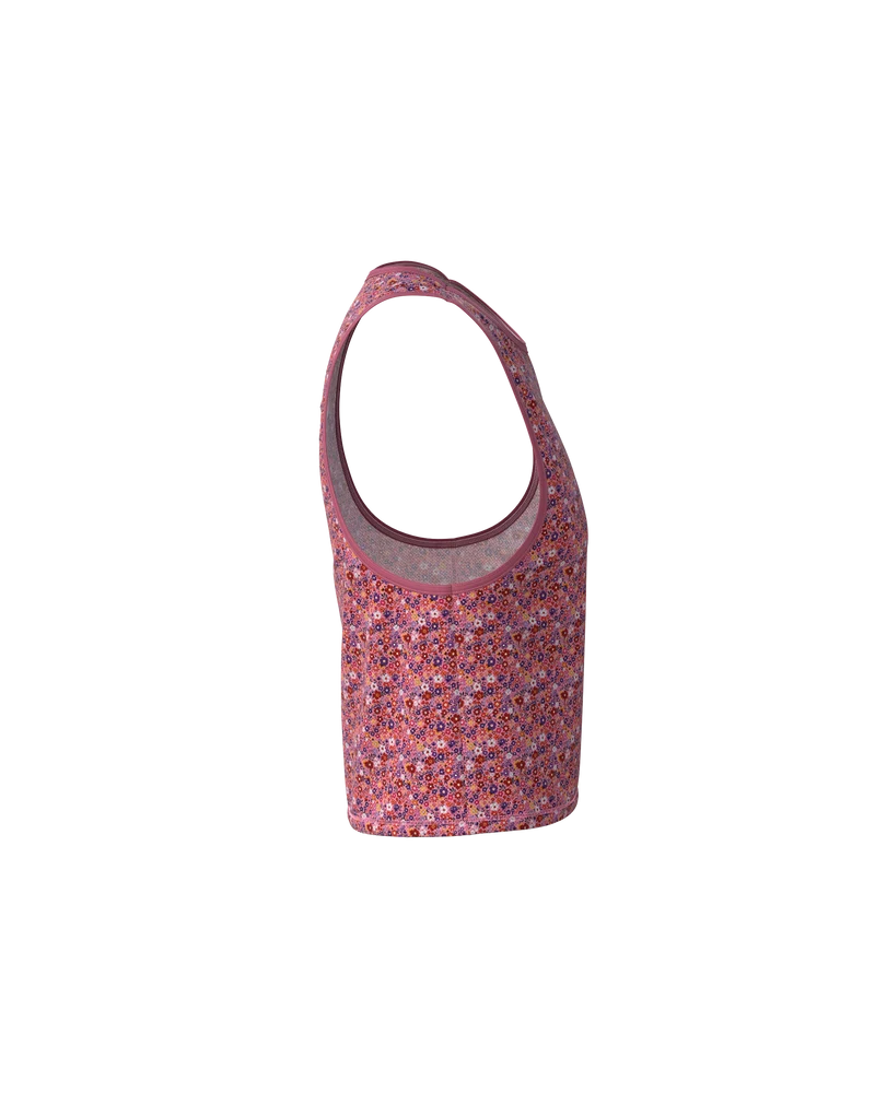 MAVRIK CROP TOP FLORAL CHERRY