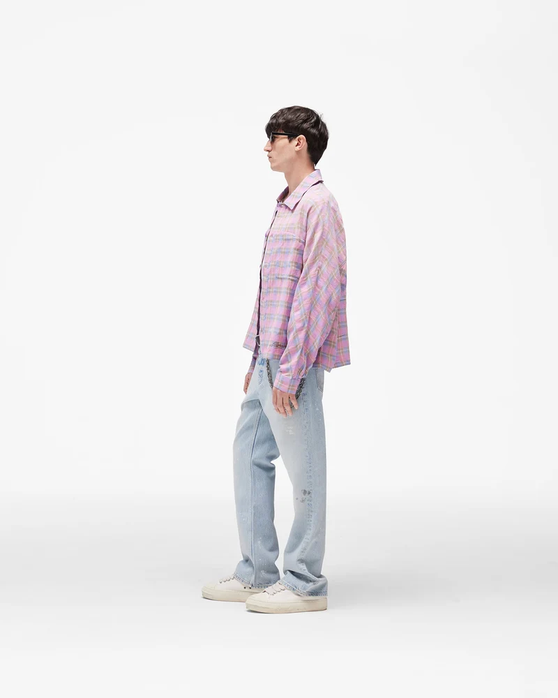 Santa Monica Flannel Shirt - Blush