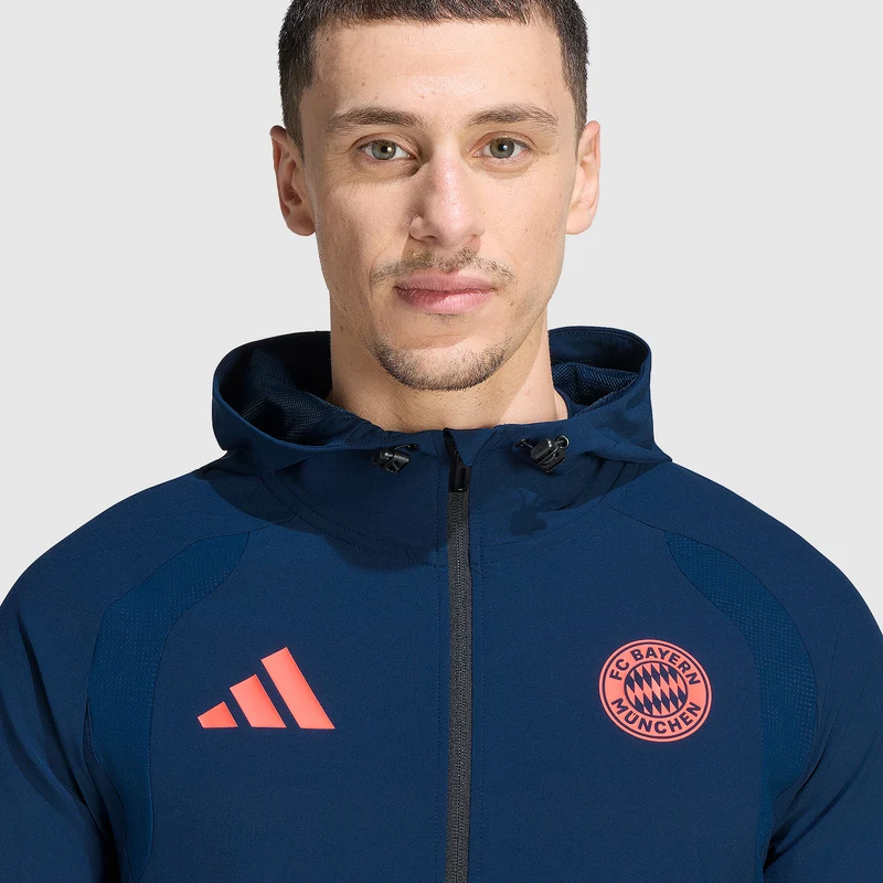adidas Bayern Munich 26/27 Tiro Travel Windbreaker - Night Indigo/Hi