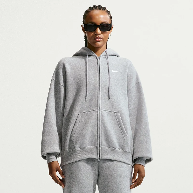 Nike Sportswear Womens Studio Fleece Full Zip Hoodie