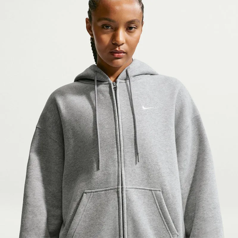 Nike Sportswear Womens Studio Fleece Full Zip Hoodie