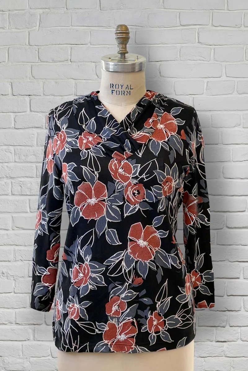 2CT394-2C139-Adaptive Top, With Shawl Collar