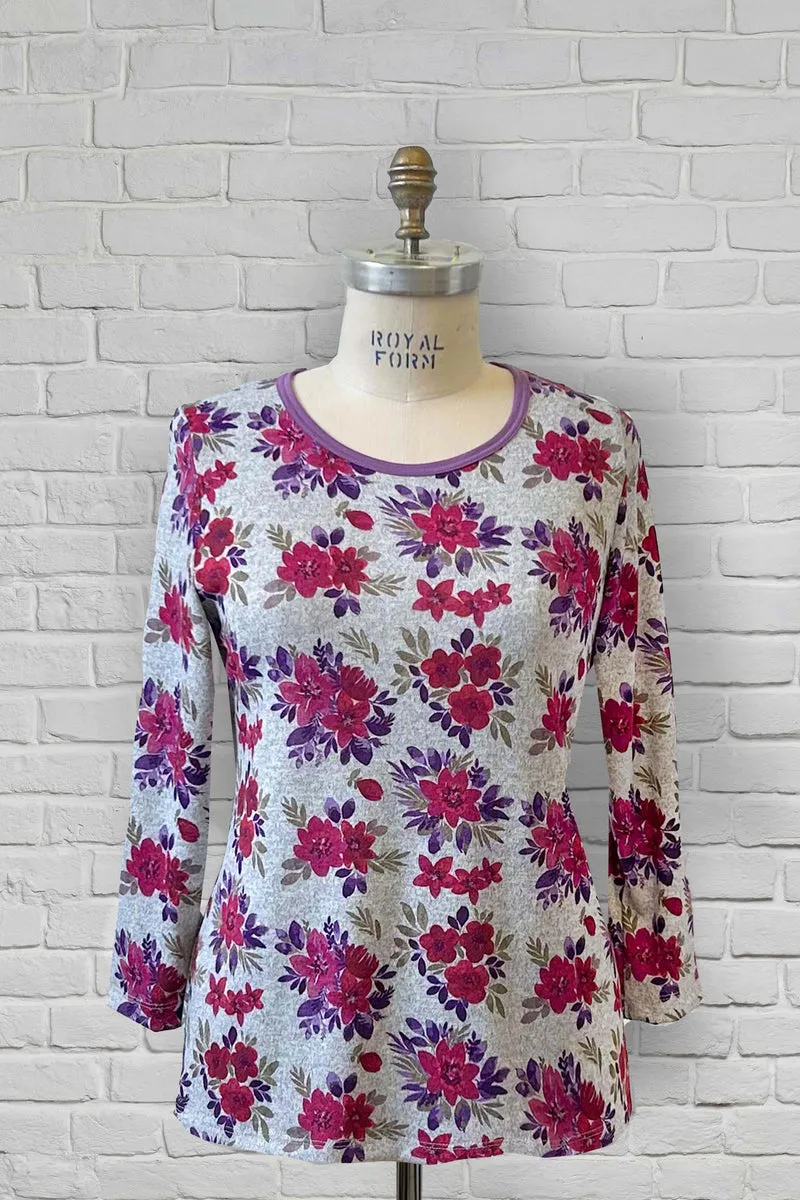 1UT367-2C108-Adaptive Basic Top With Round Neck
