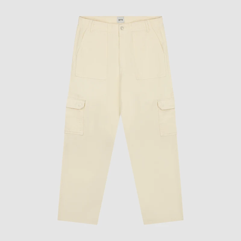 Pantalon cargo - Crème