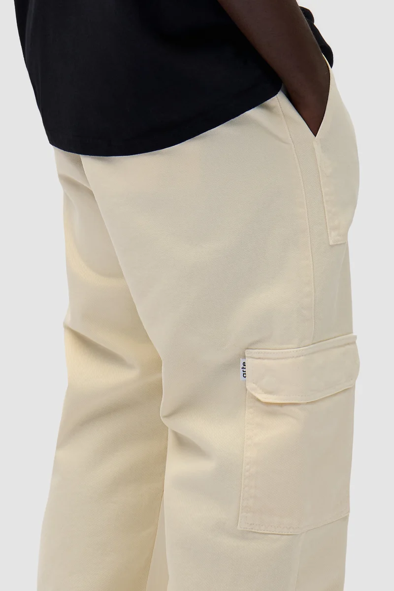 Pantalon cargo - Crème
