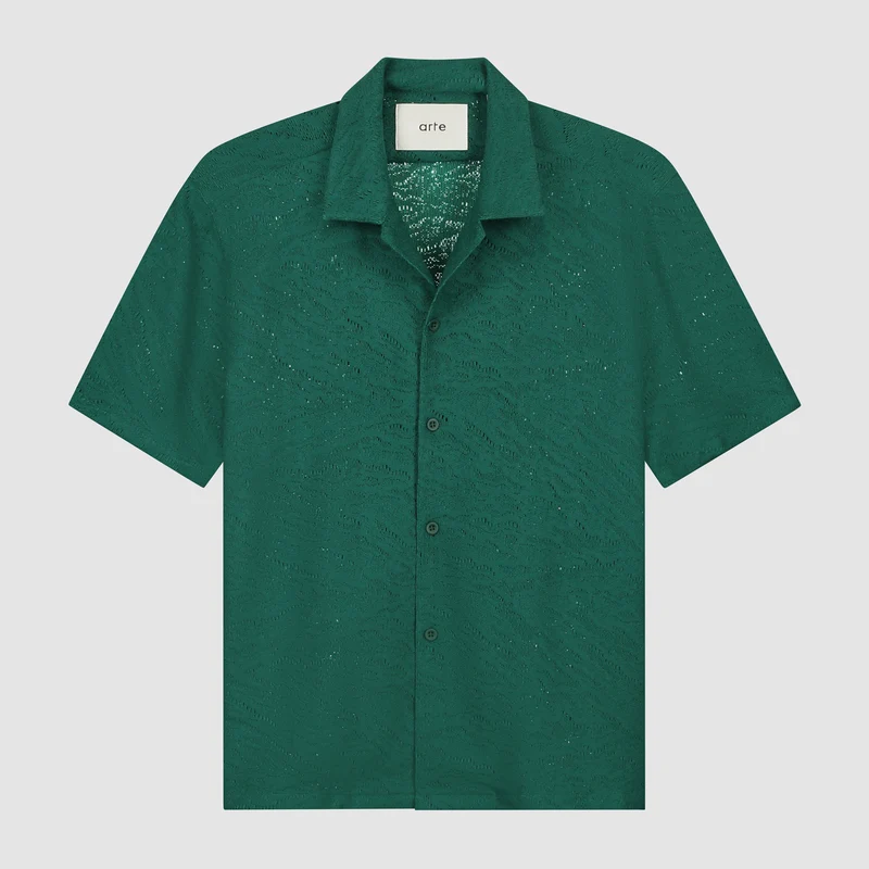 Chemise en crochet - Vert