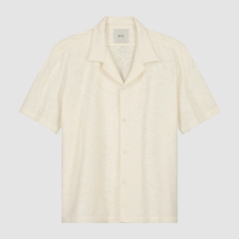 Chemise en crochet - Crème