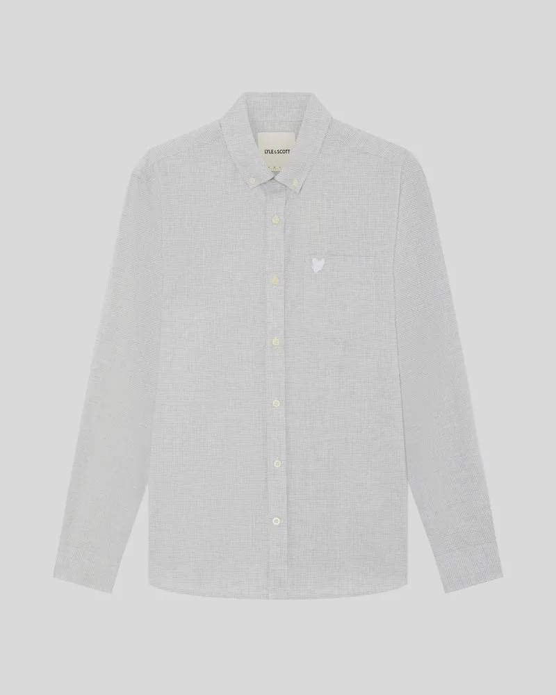 Micro-Houndstooth Shirt