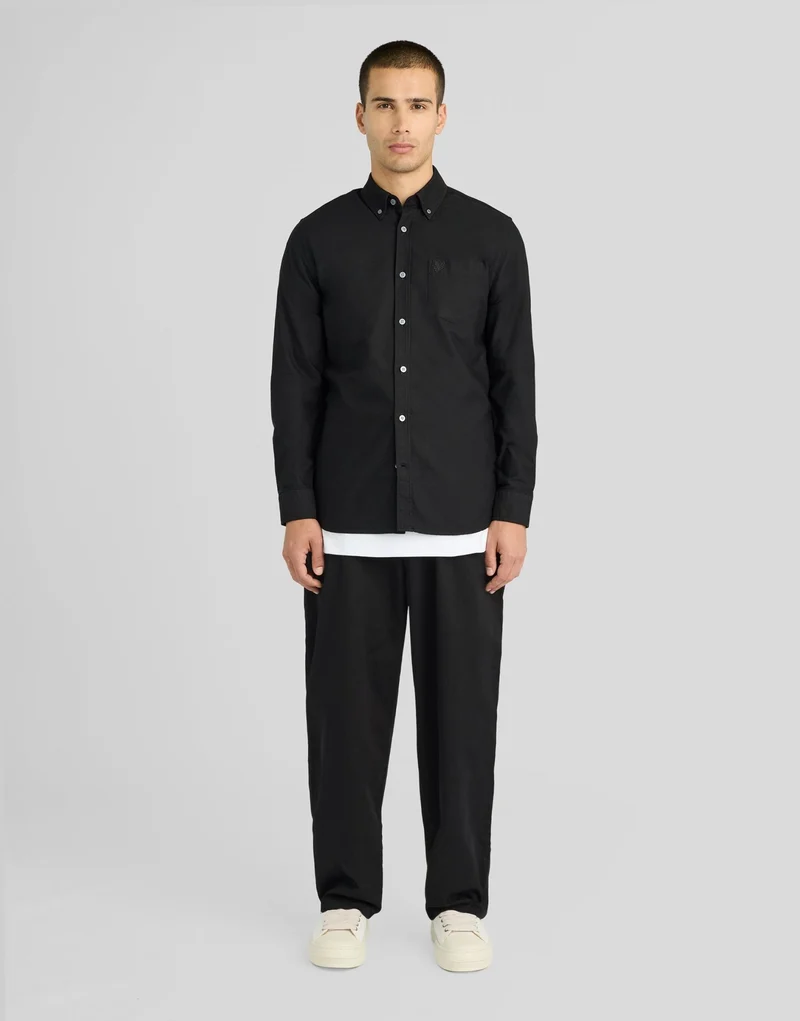 Tonal Button Down Oxford Shirt