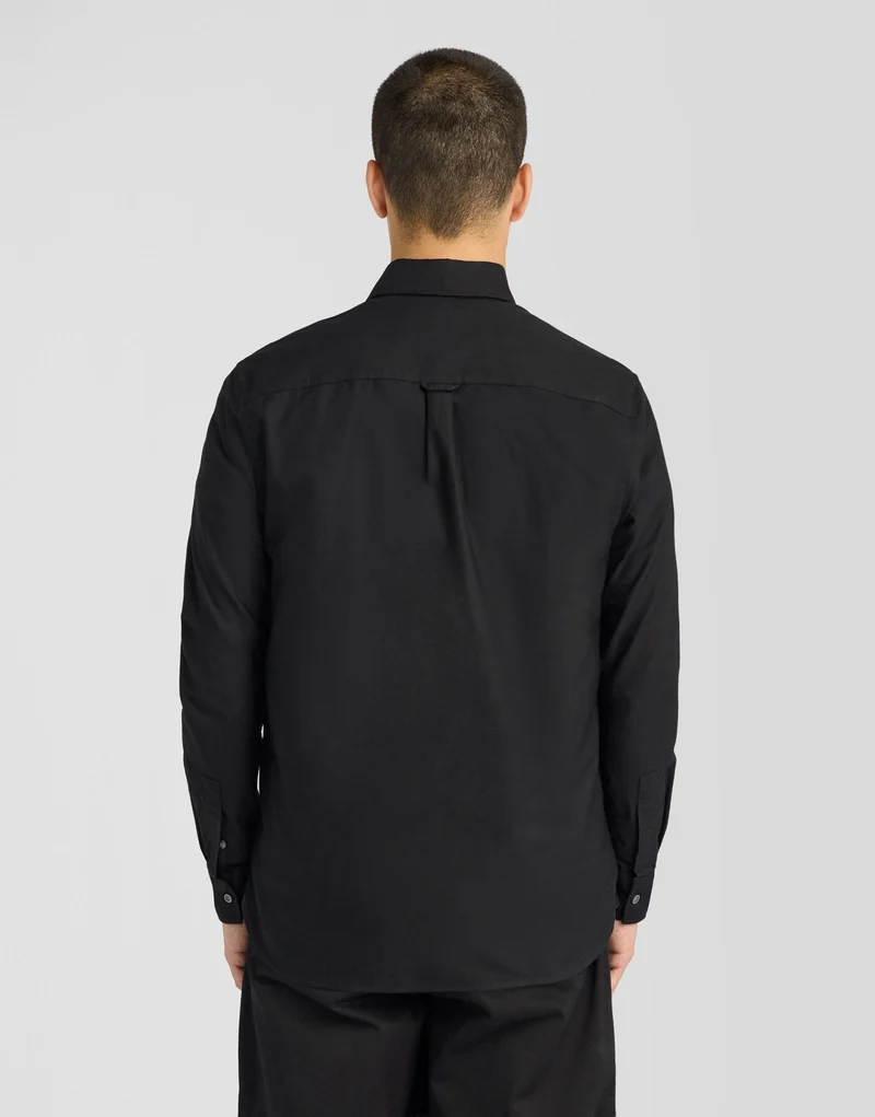 Tonal Button Down Oxford Shirt