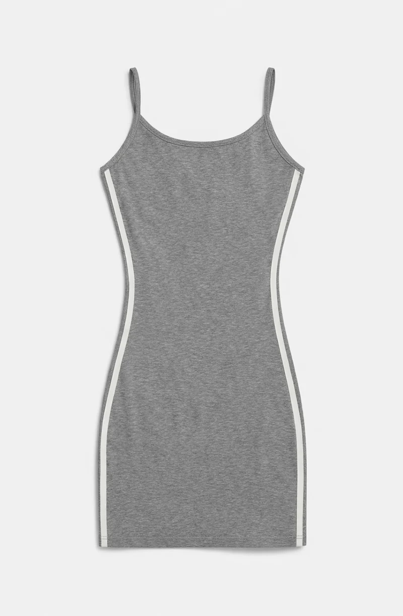 Robe tank Adidas Grey Stripe Logo
