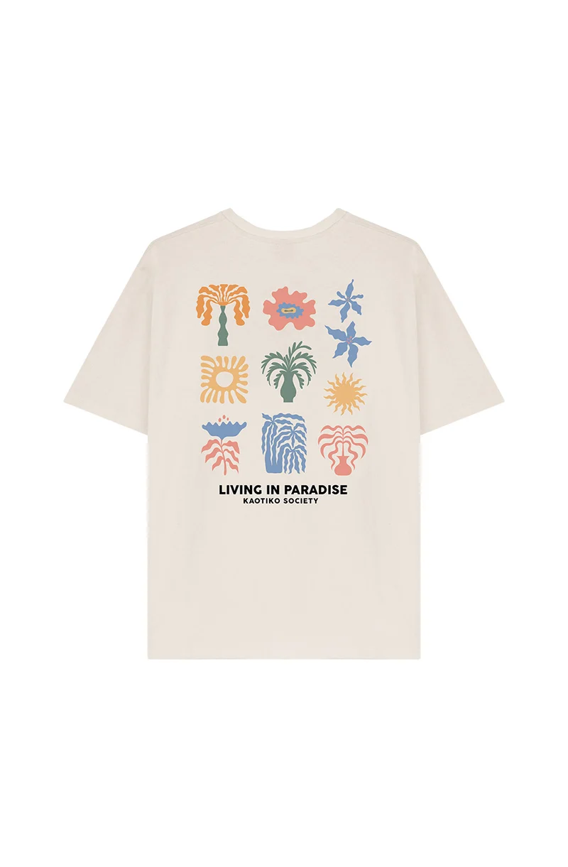 T-shirt Paradise Organic Cotton Ivory