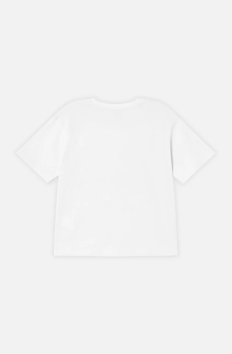 T-shirt Paws & Relax Organic Cotton White