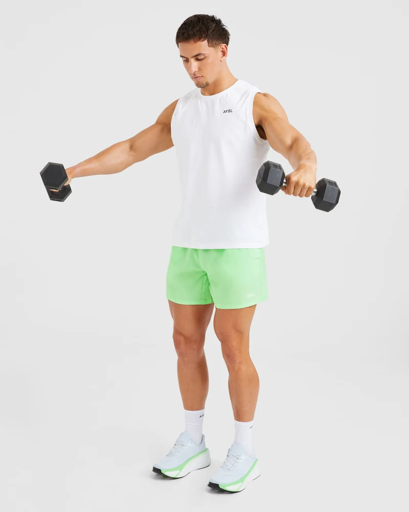 Core 5" Shorts - Lime Vert