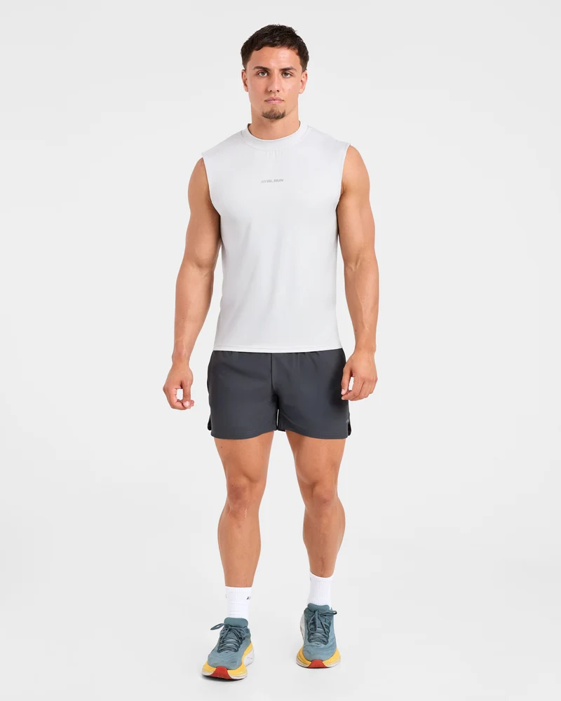 Run 5" Shorts - Hurricane Gris
