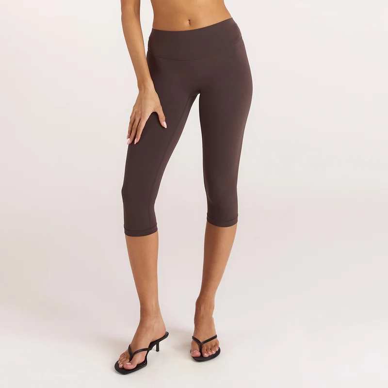 Legging Longueur Capri ContourSoft™ - Chocolat Noir