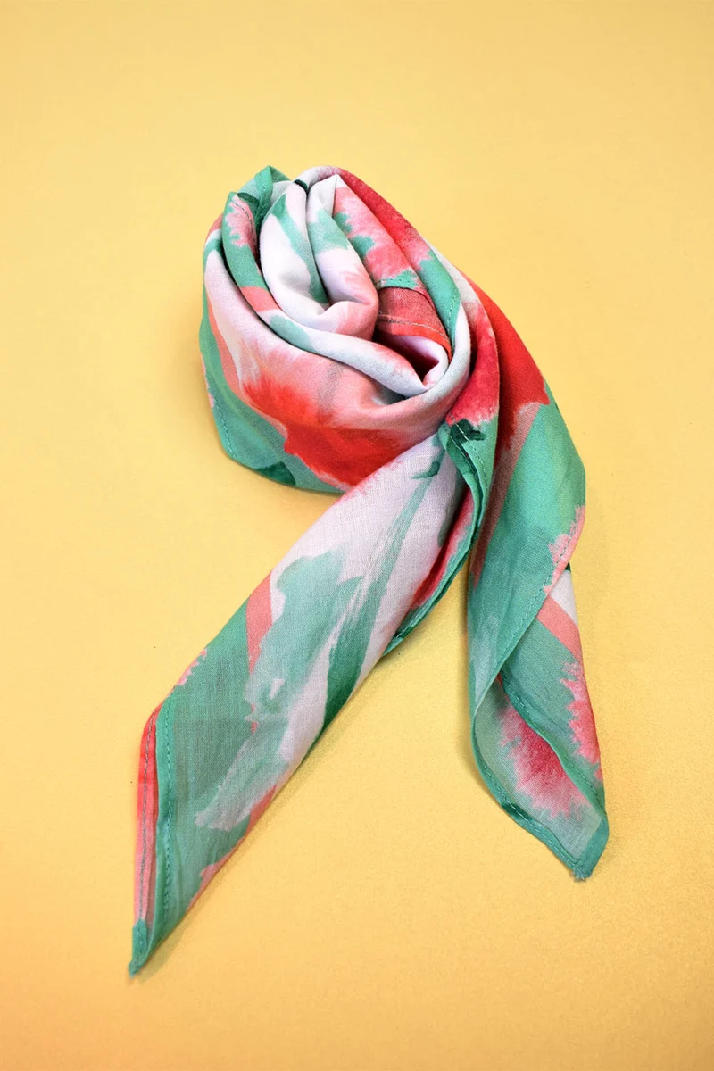 Foulard en coton Osaka