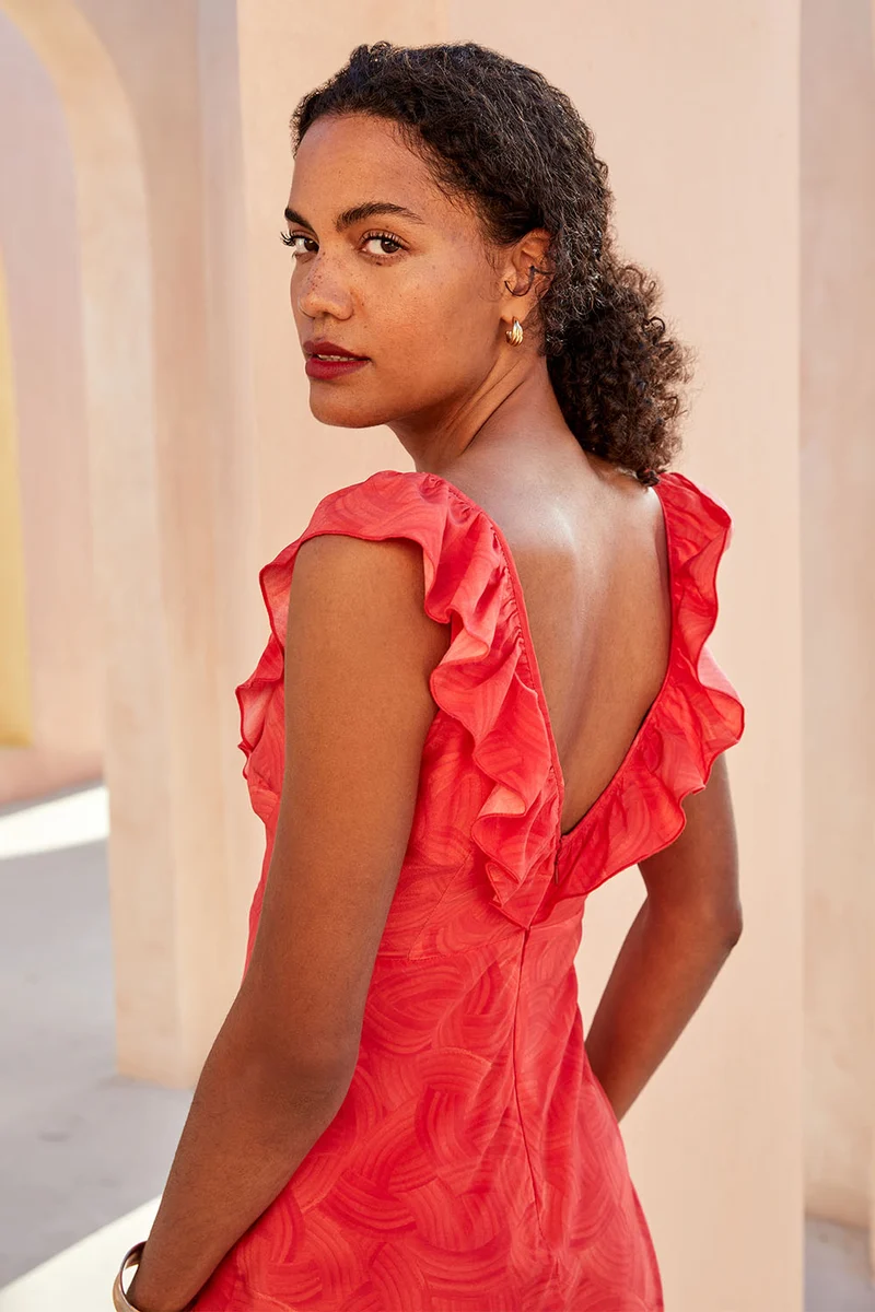 Robe Passion en soie Rivière Grenadine