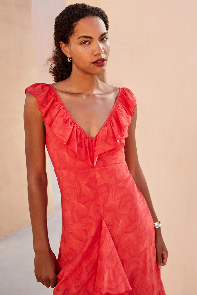 Robe Passion en soie Rivière Grenadine