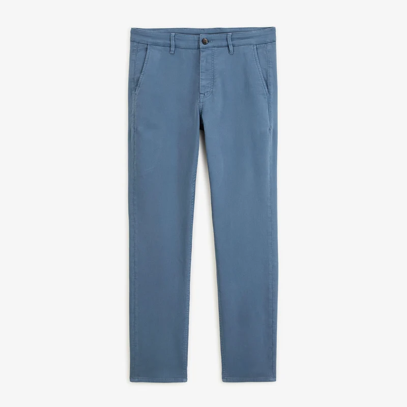 Pantalon coupe confort coton stretch bleu lupin 702