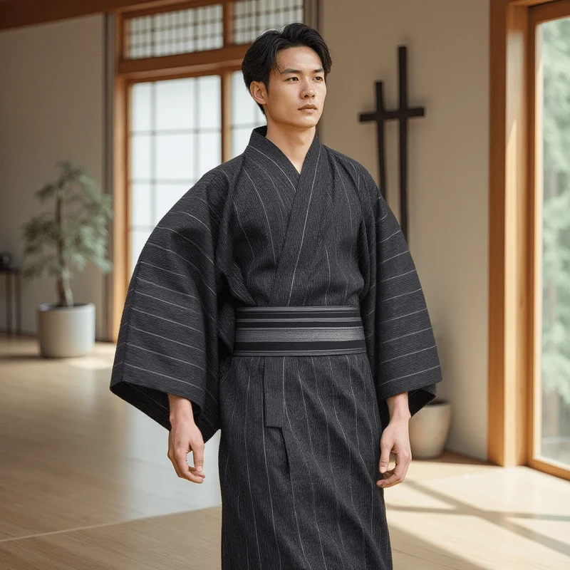 Kimono Japonais Homme Traditionnel