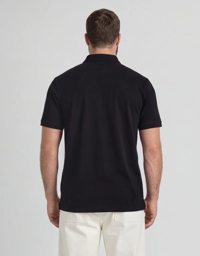 1/4 Zip Short Sleeve Polo Shirt