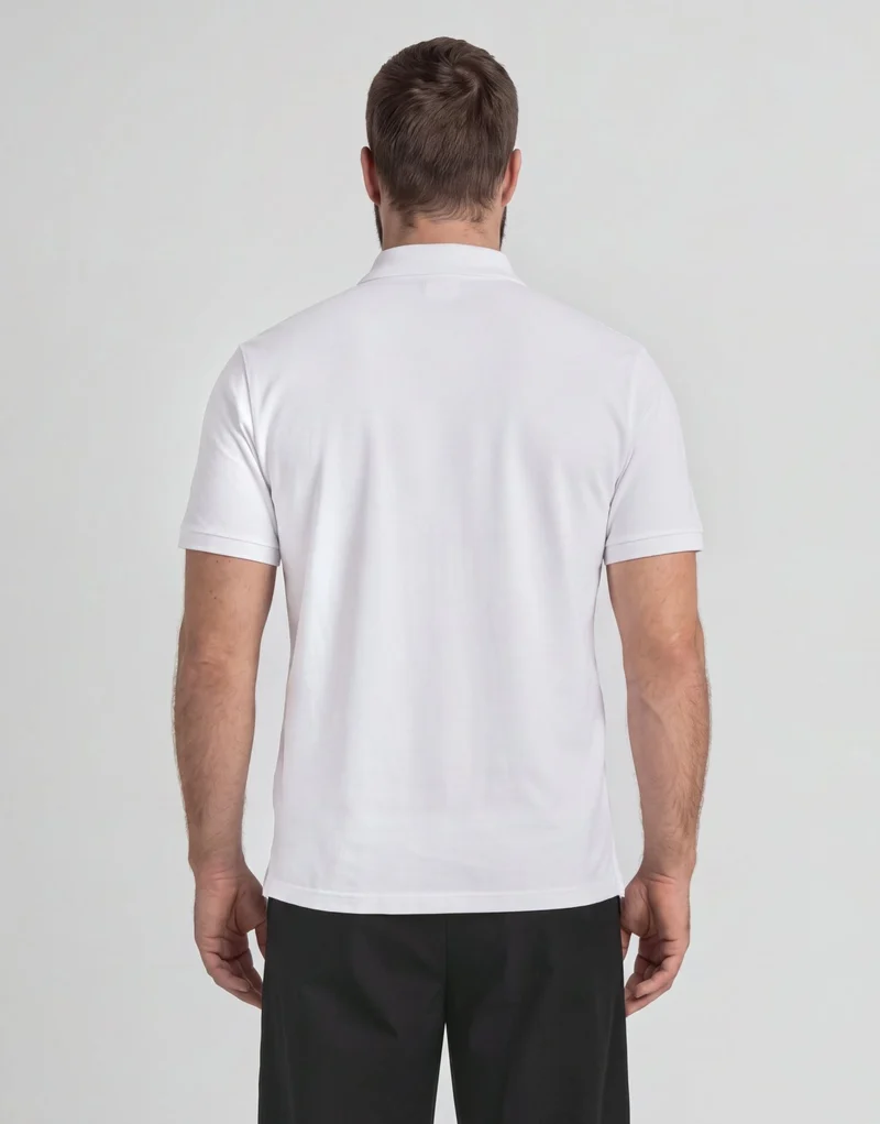 1/4 Zip Short Sleeve Polo Shirt