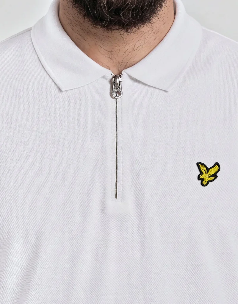 1/4 Zip Short Sleeve Polo Shirt