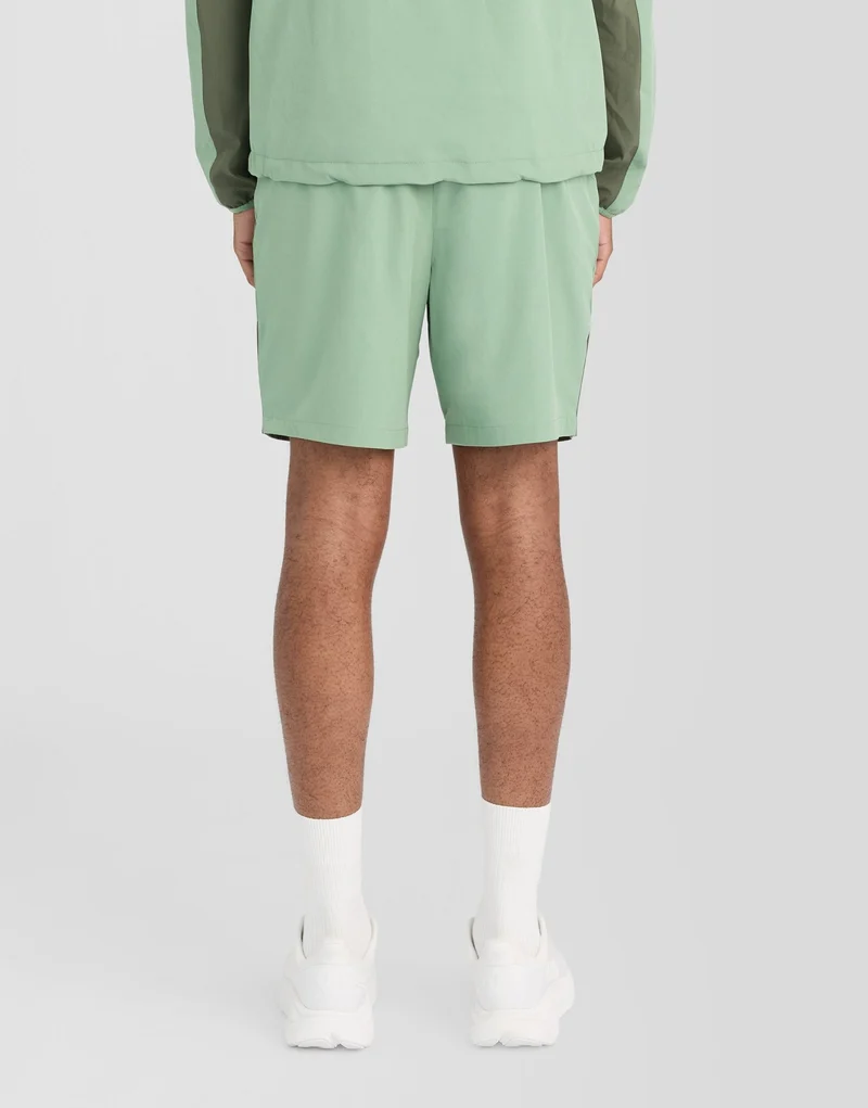 Sports Panelled Shorts